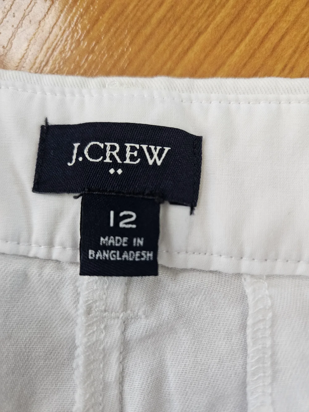 J. Crew white shorts
